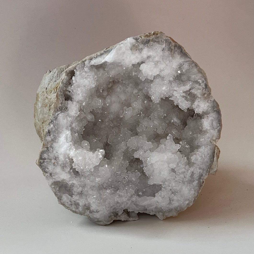 White Chalcedony Geode