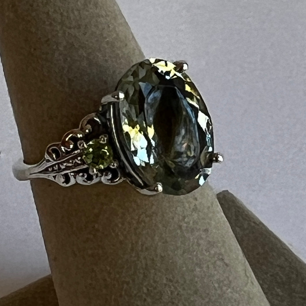 Prasiolite Ring