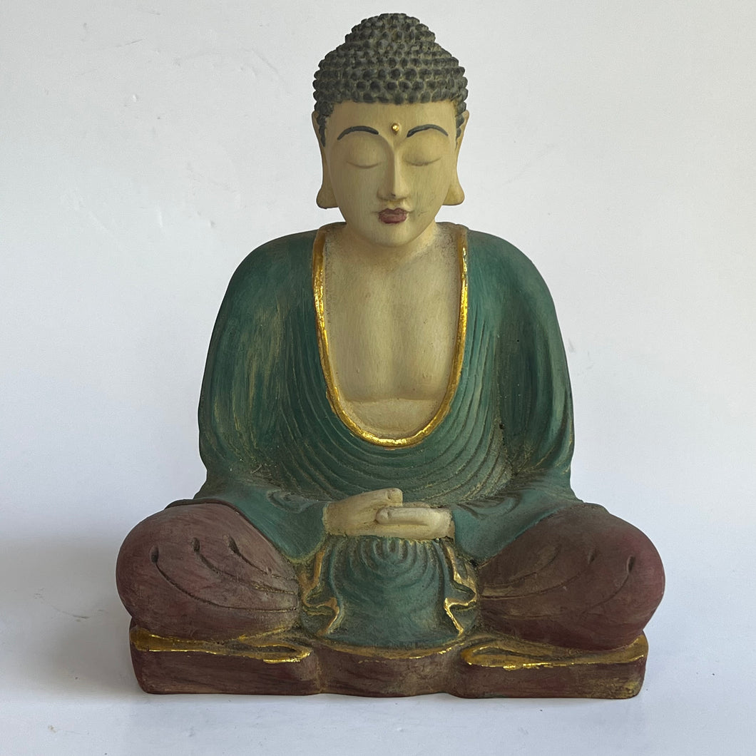 Green Seated Buddha
