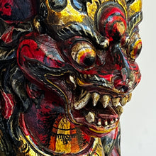 Load image into Gallery viewer, Wooden Singha Statue
