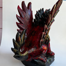 Load image into Gallery viewer, Wooden Singha Statue
