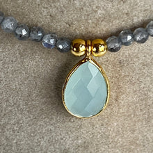 Load image into Gallery viewer, Chalcedony and Labradorite Necklace

