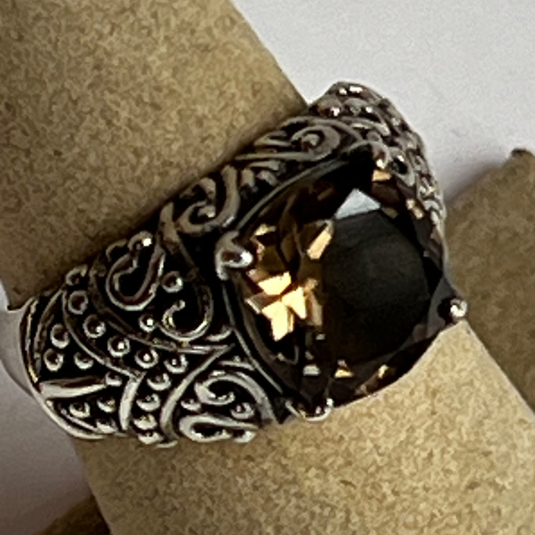 Smoky Topaz Ring