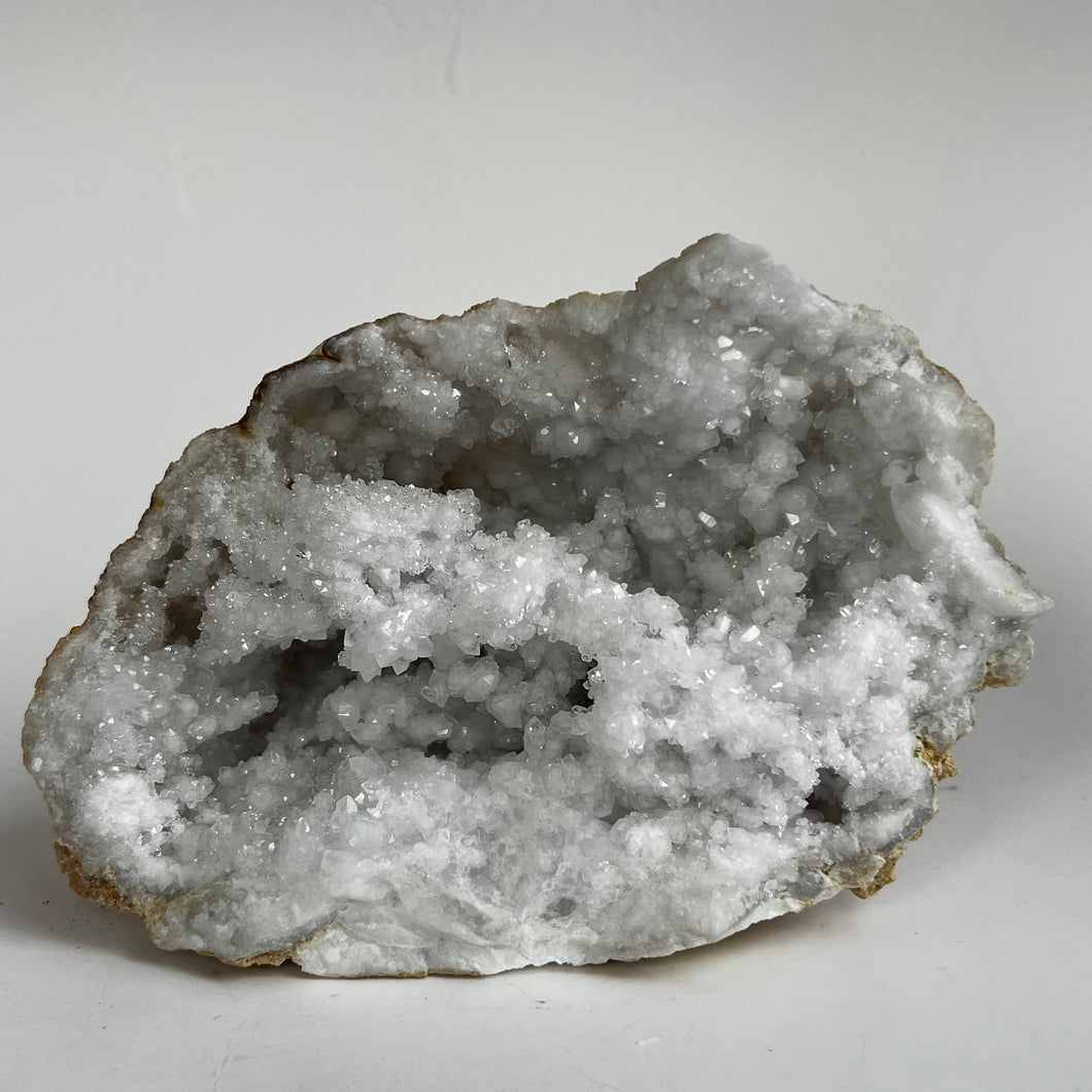 White Chalcedony Geode