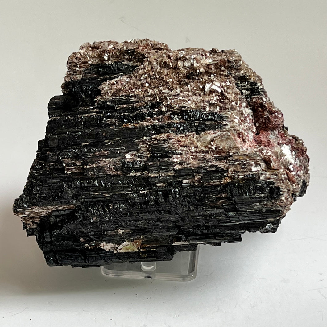 Black Tourmaline with Muscovite (Mica)