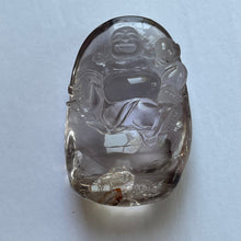 Load image into Gallery viewer, Smoky Quartz Carved Buddha
