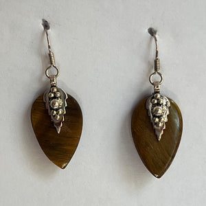 Tigers Eye Earrings