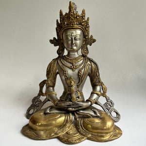 Brass Buddha, Amitabha Mudra