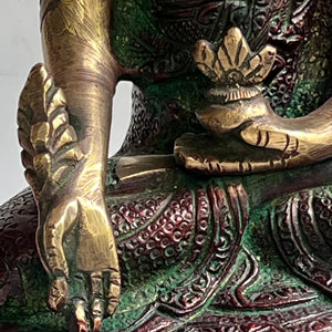 Brass Medicine Buddha