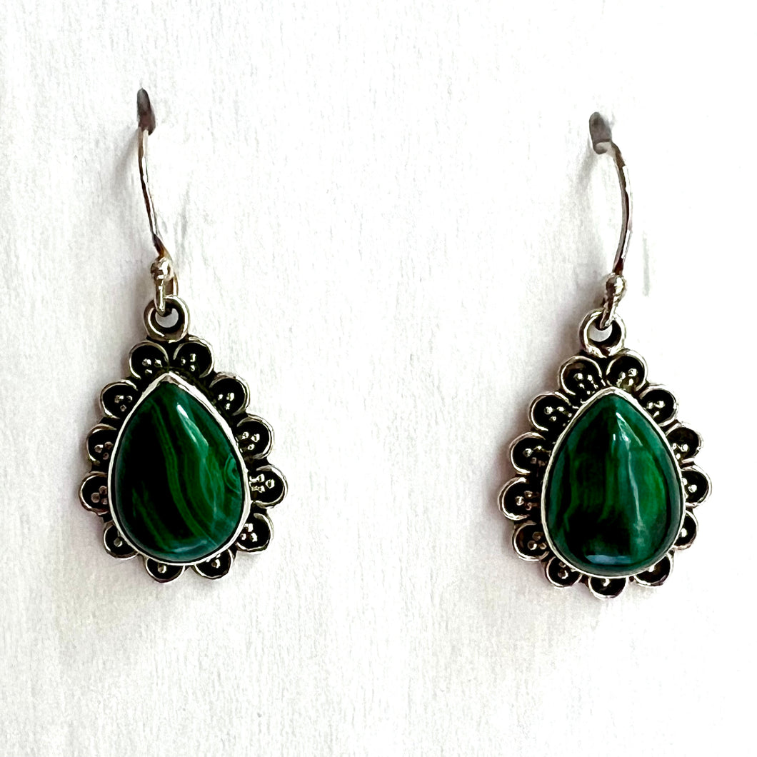 Malachite Earrings