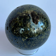 Load image into Gallery viewer, Green Tourmaline Sphere
