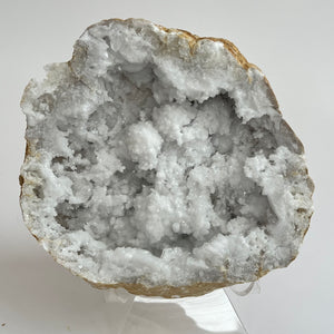 White Chalcedony Geode