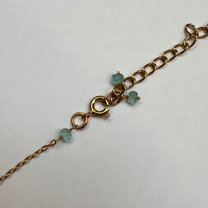 Labradorite and Blue Topaz Necklace