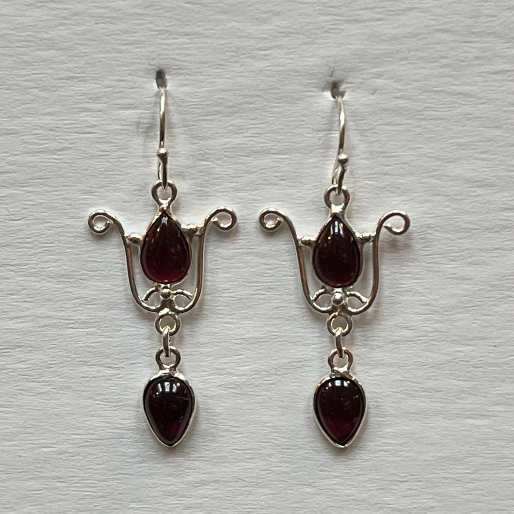 Garnet Earrings