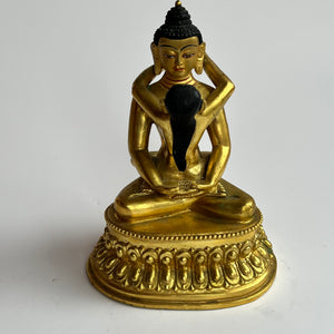 Brass Yab Yum Statue