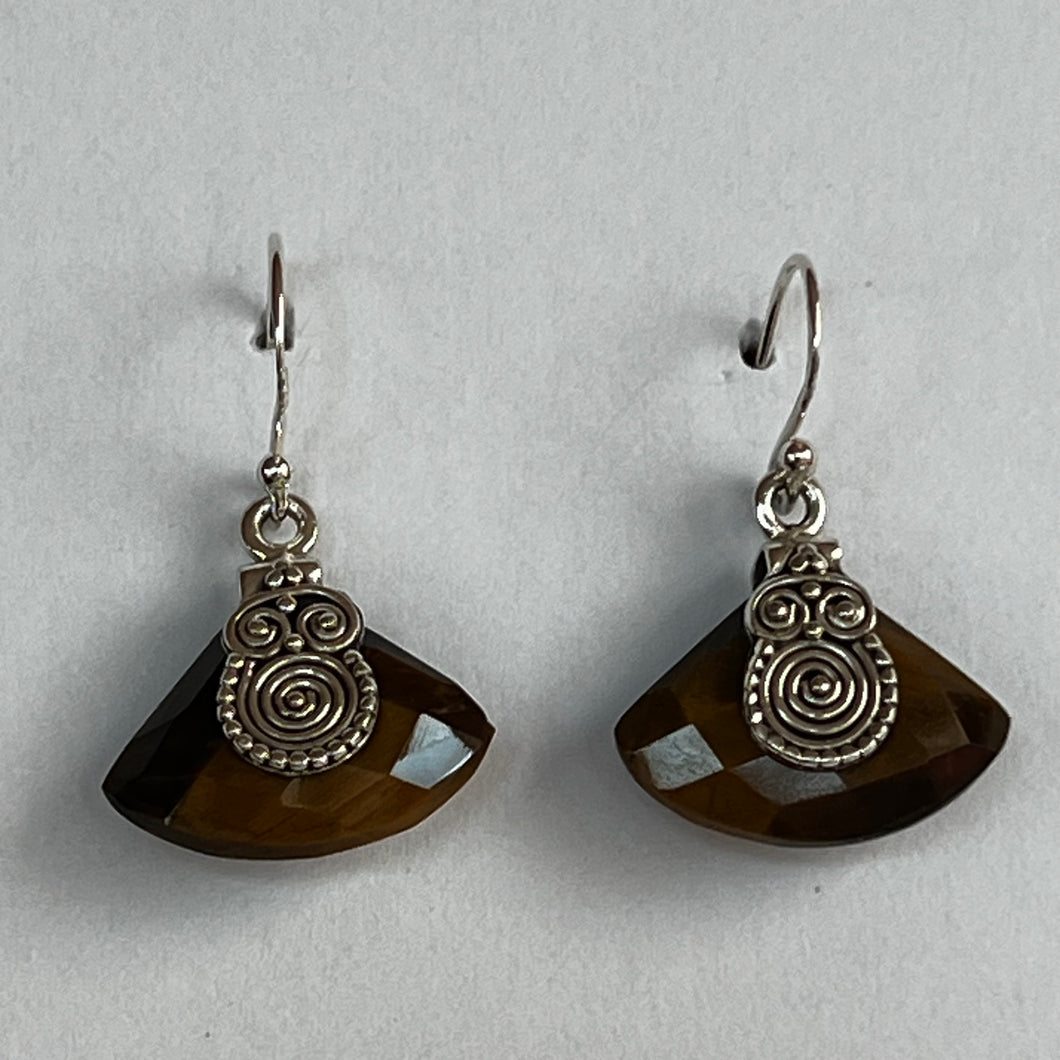 Tigers Eye Earrings