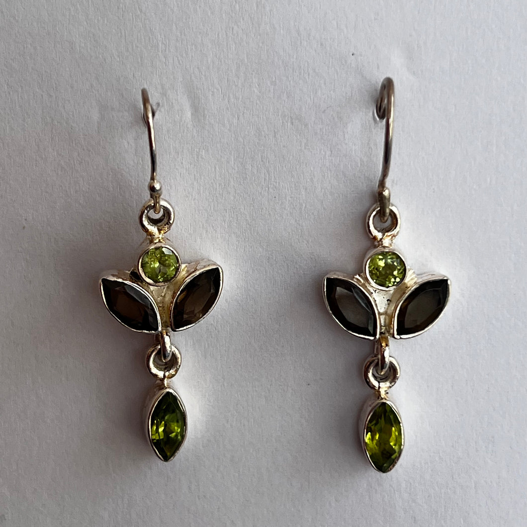 Smoky Topaz Earrings