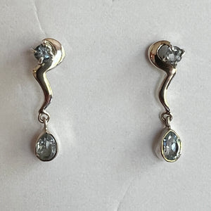 Blue Topaz Earrings