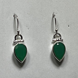 Green Onyx Earrings
