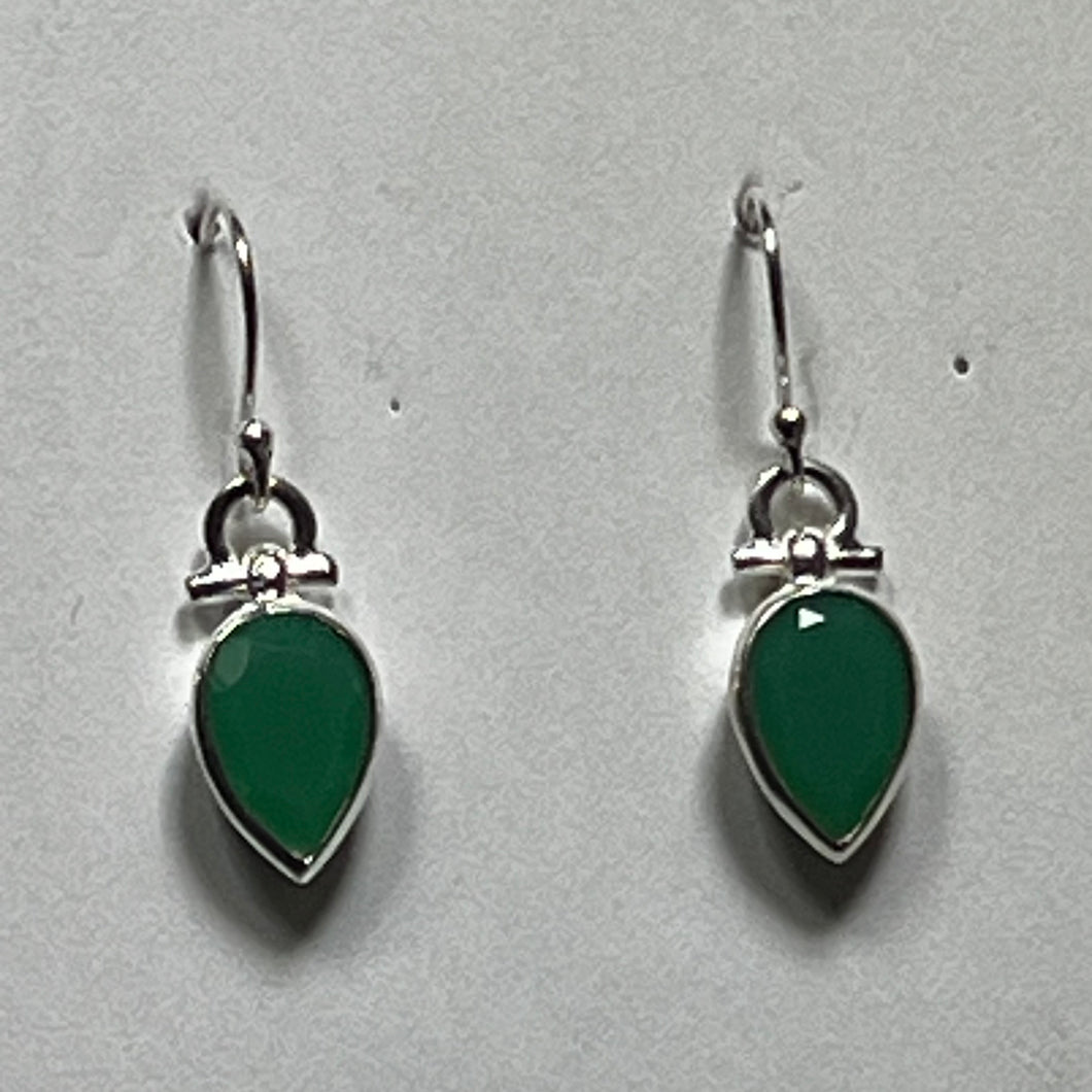 Green Onyx Earrings