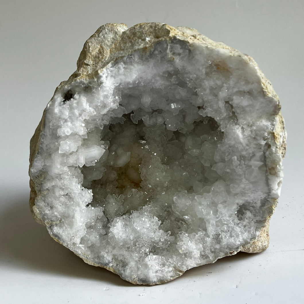 White Chalcedony Geode