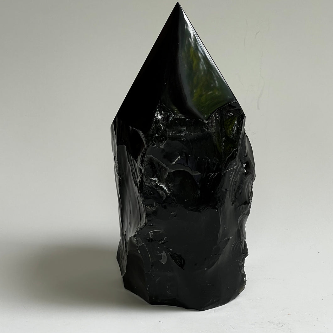 Large Black Obsidian Point