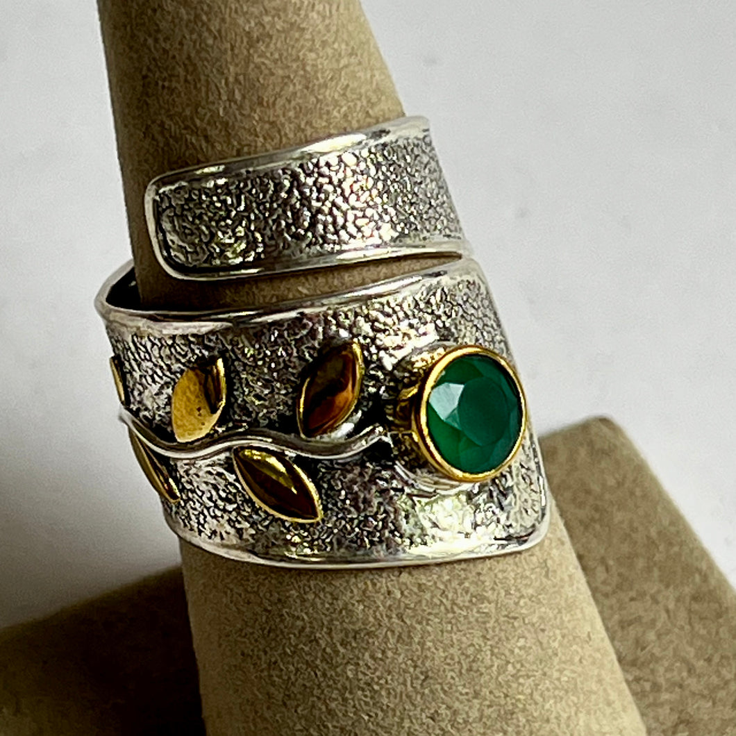 Green Onyx Ring