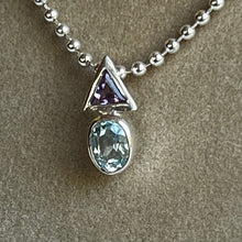 Load image into Gallery viewer, Amethyst and Blue Topaz Necklace
