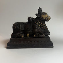 Load and play video in Gallery viewer, Brass Nandi Statue
