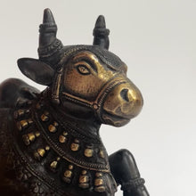 Load and play video in Gallery viewer, Brass Nandi Statue
