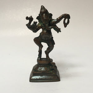 Dancing Ganesh Brass Statue