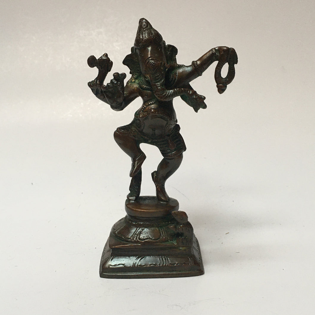 Dancing Ganesh Brass Statue
