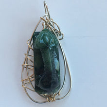 Load image into Gallery viewer, Wrapped Jade Dragon Pendant
