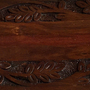 Carved Wood Incense Burner