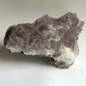 Fluorite Cluster with Celestite and Strontianite