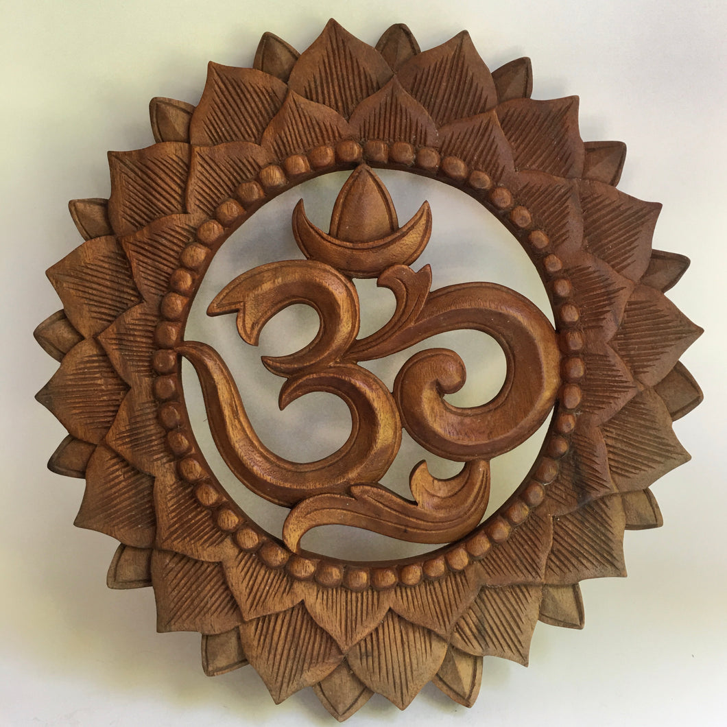 Om Wooden Wall Hanging