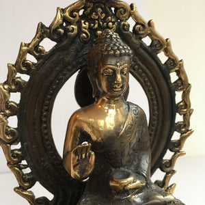 Arched Brass Buddha