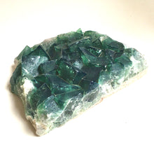 Load image into Gallery viewer, Green Fluorite Cluster on Matrix
